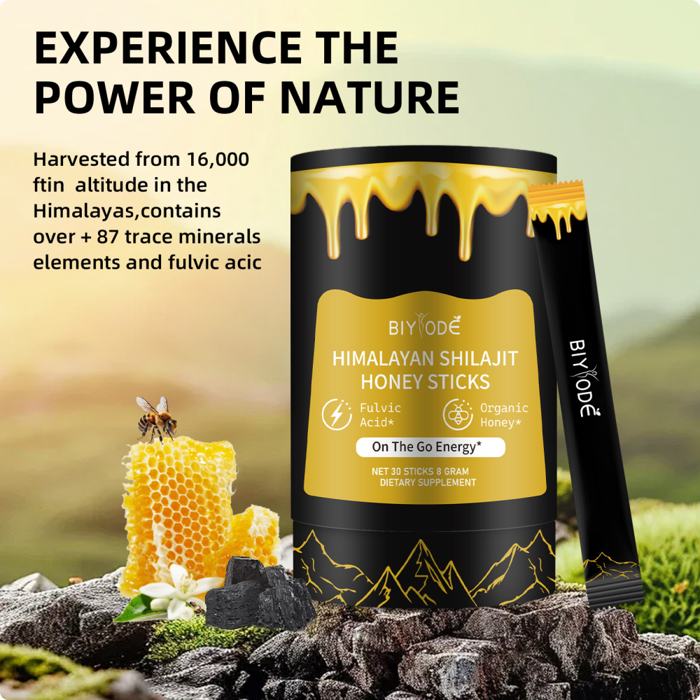 HIMALAYAN SHILAJIT HONEY STICKS pouch